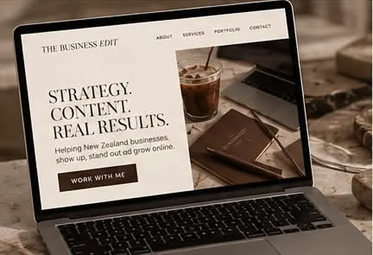 Website hero mockup